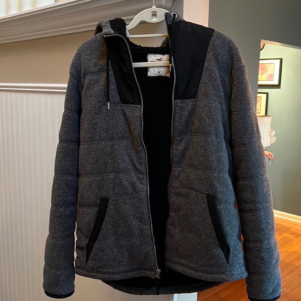 Hollister Sherpa lined jacket